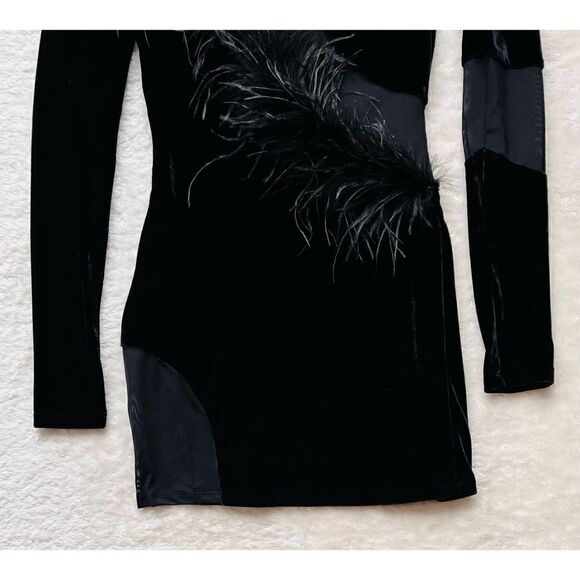 NWT Camila Coelho Florence Mini Dress in Black, Size XXS - Picture 7 of 15